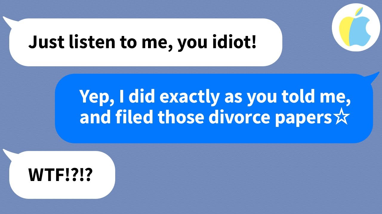 【Apple】My husband thinks woman are dumb, so I played dumb for him and...