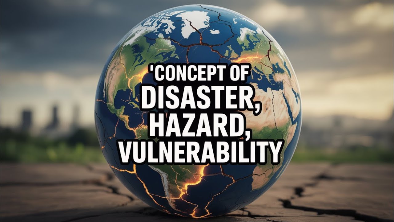 Concept of Disaster, Hazard, Vulnerability