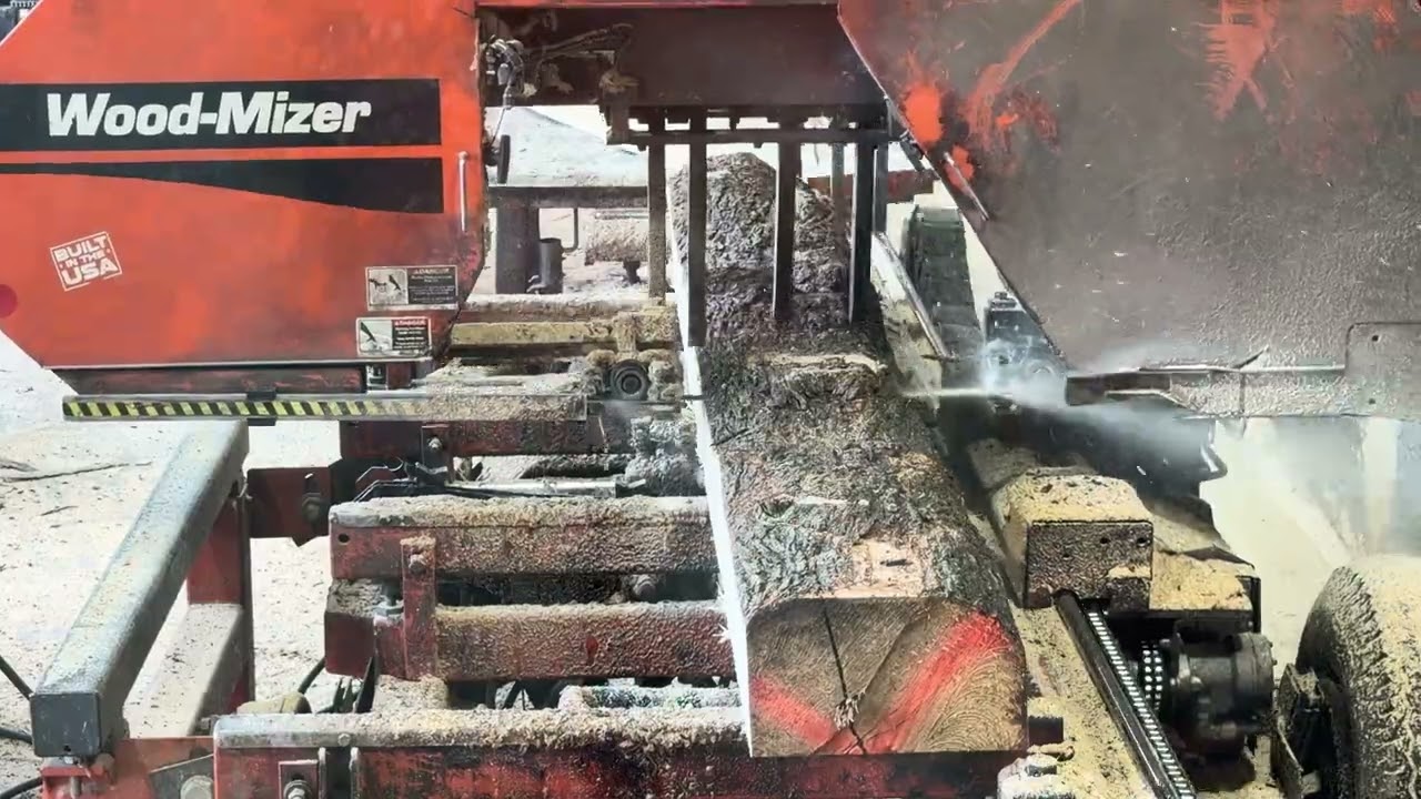 Woodmizer super 70 speed difference lumber vs cross tie