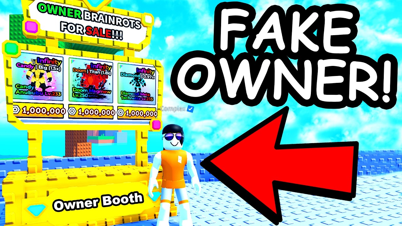 I Got SCAMMED By FAKE OWNER in Escape Tsunami for Brainrots...