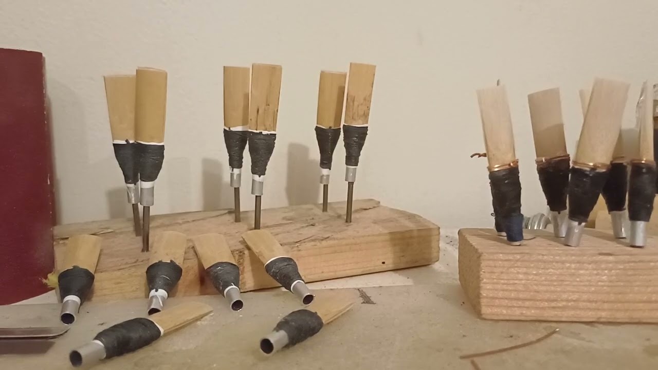 Northumbrian pipes - reedmaking