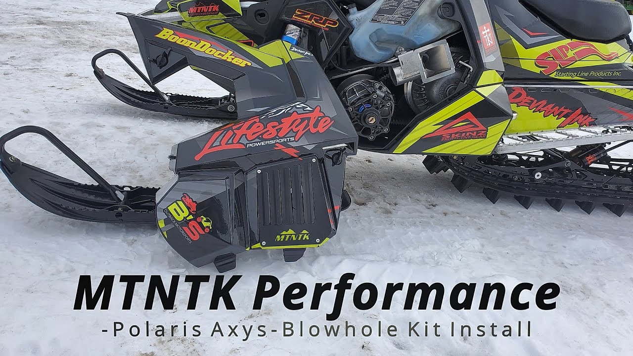 MTNTK Performance- Polaris Axys Blowhole Kit Install
