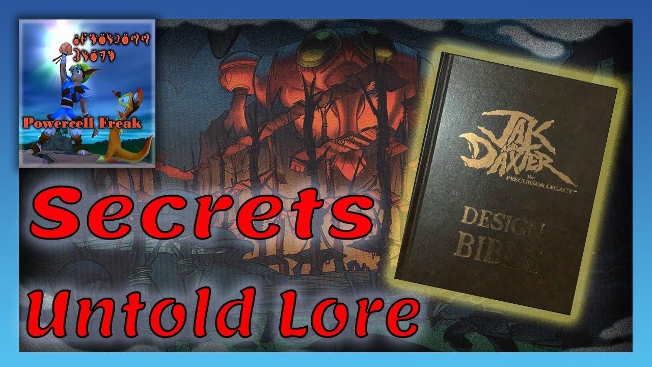 What The Jak and Daxter Design Bible Tells Us