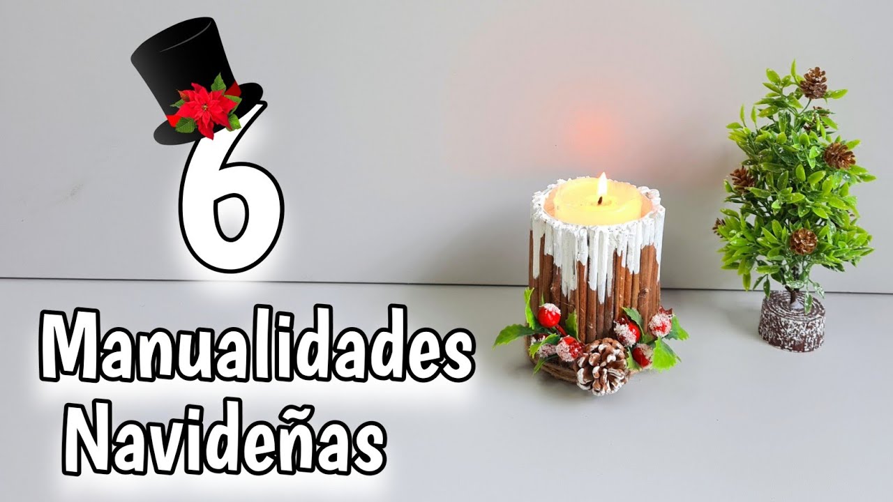 6 Manualidades de Navidad muy Fáciles - Artesanato para o NATAL - NAVIDAD 2021