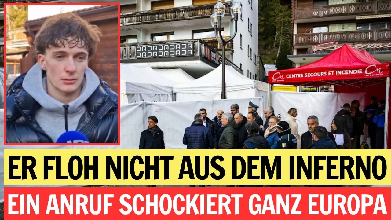 &bdquo;Ich warte auf das Ende&ldquo; &ndash; Der letzte Anruf eines Kellners aus dem Feuer von Crans-Montana
