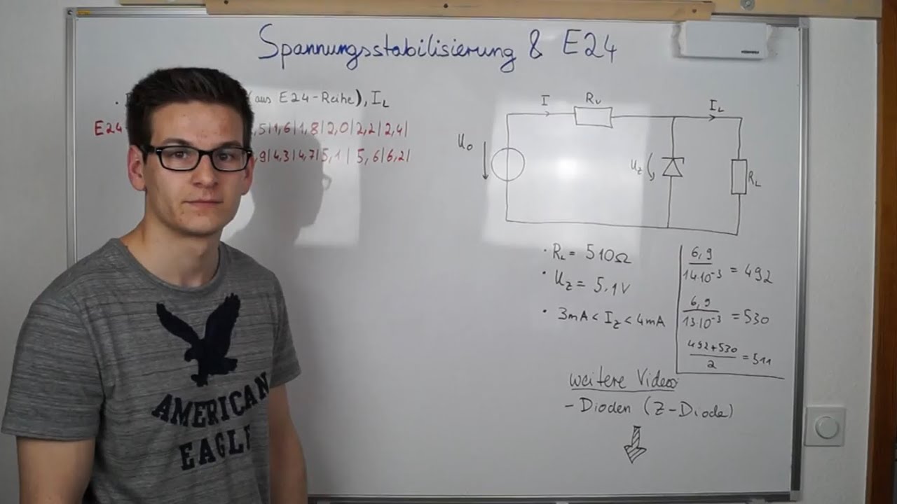 SPANNUNGSSTABILISIERUNG & E24-Reihe | Elektrotechnik