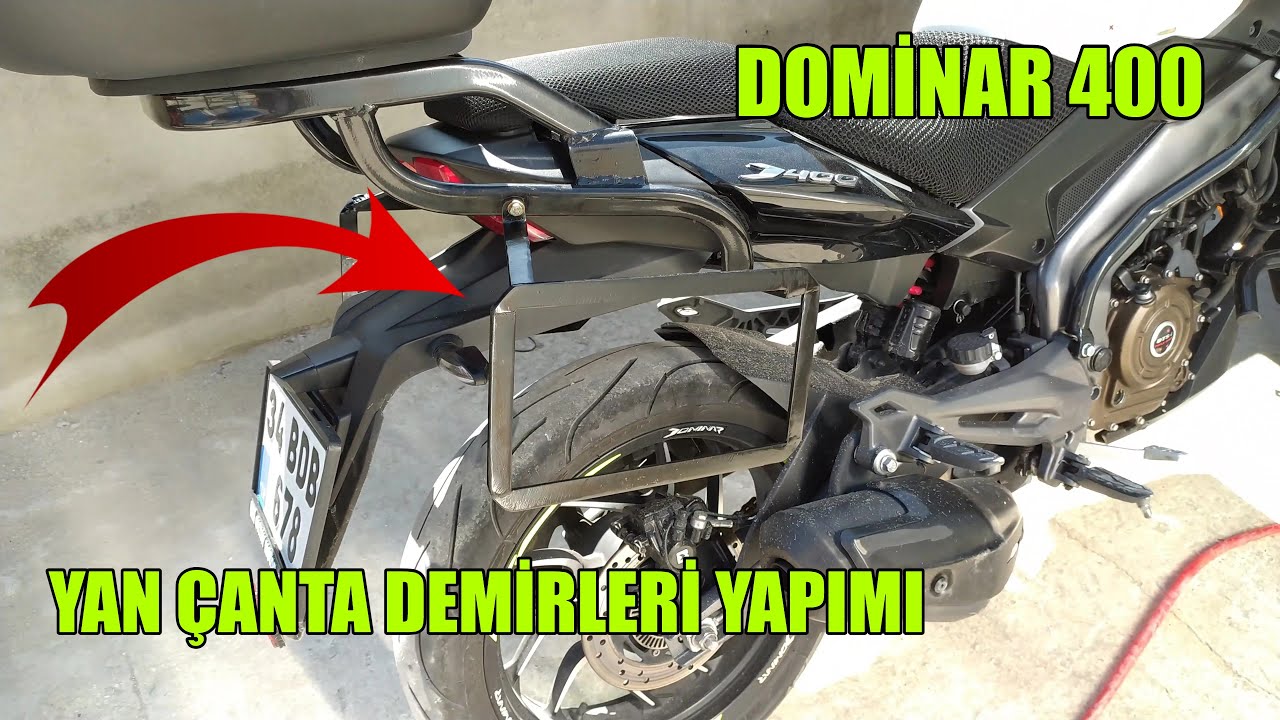 DOMİNAR 400 MOTORUMA YAN ÇANTA DEMİRİ YAPTIM!! #dominar400 #bajaj