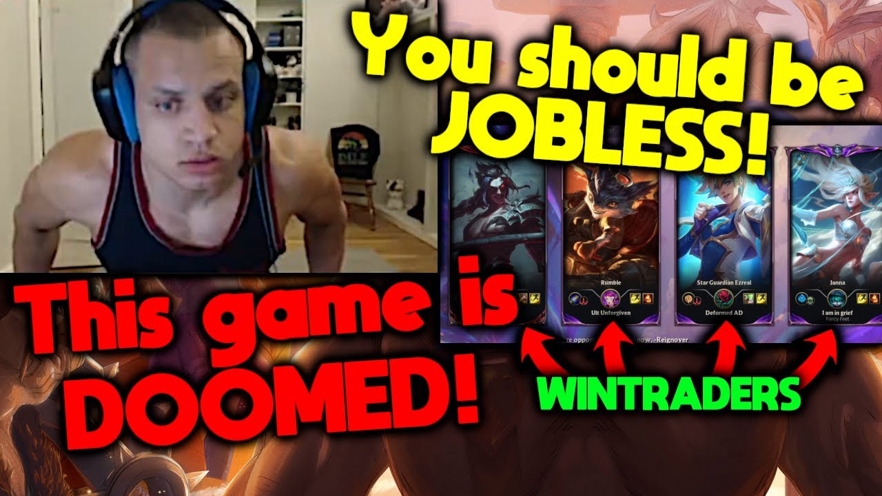 Tyler1 о том, что Wintrading находится вне контроля Riot Games