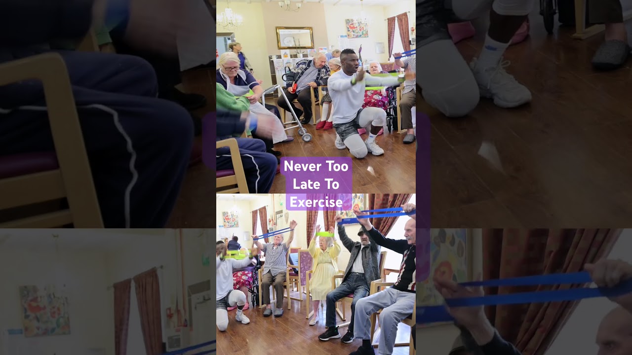 Elderly Care Home Fitness Routine #motivation #carehomes