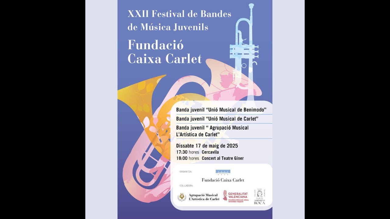 XXII Festival de Bandes de Música Juvenils - Banda Juvenil A.M. L’ARTÍSTICA DE CARLET