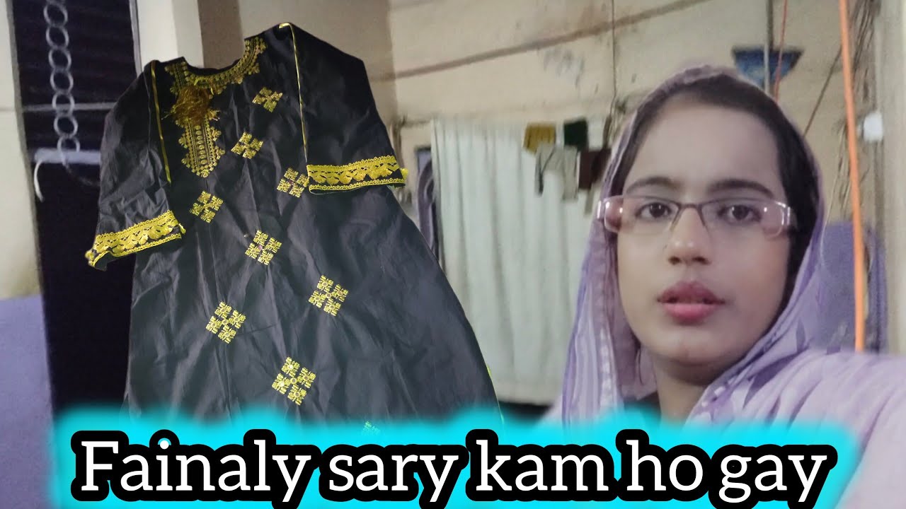 Fainaly kapry silai ho gay👌bhot mushkil sy sub Kuch Kia😔