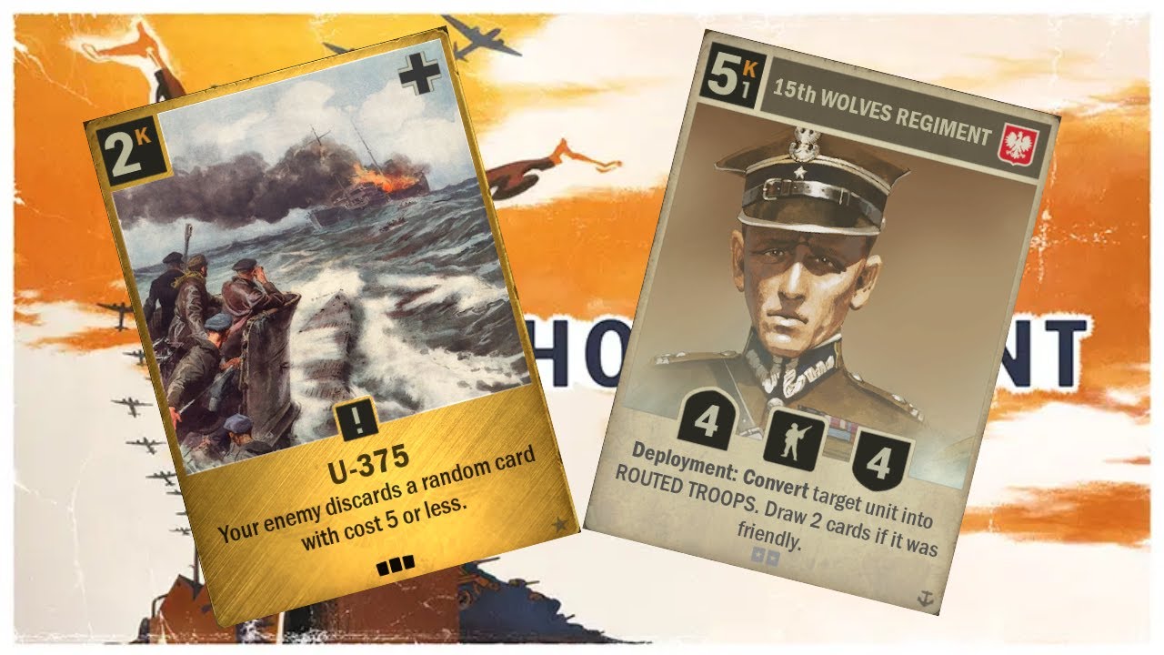 Un nouveau deck défausse : Allemand-Polonais.