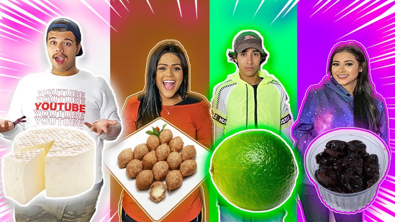 QUEM COME MAIS COMIDA COLORIDA 5 ??? (CHALLENGE)