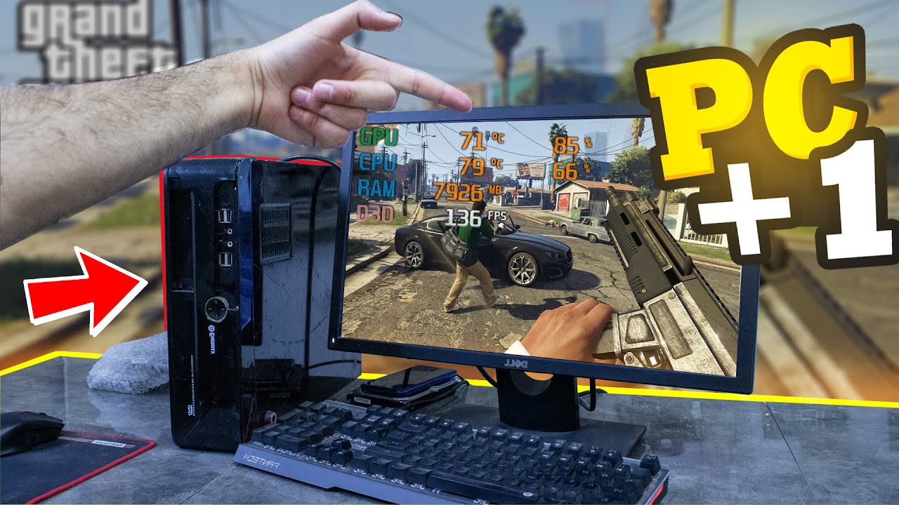 من حاسوب خردة إلى وحش ألعاب حقيقي! 😱 GTA V + ألعاب ثقيلة ✅