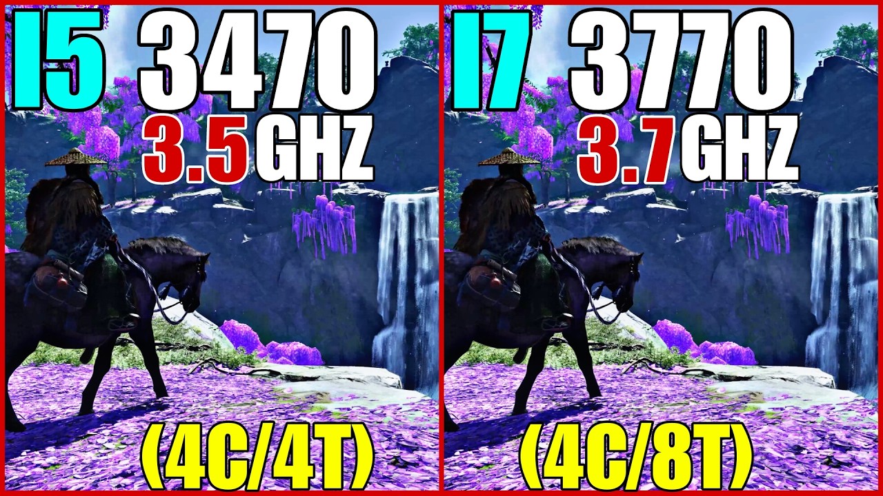i5 3470 vs i7 3770 Tested 15 Games in 2025 | 1080p
