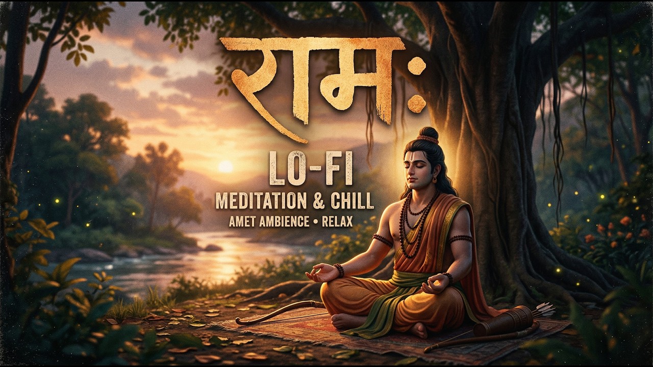 राम राम राम | Ram Naam Jap | Lofi Meditation Music 2026 | Ram Mantra for Peace & Sleep
