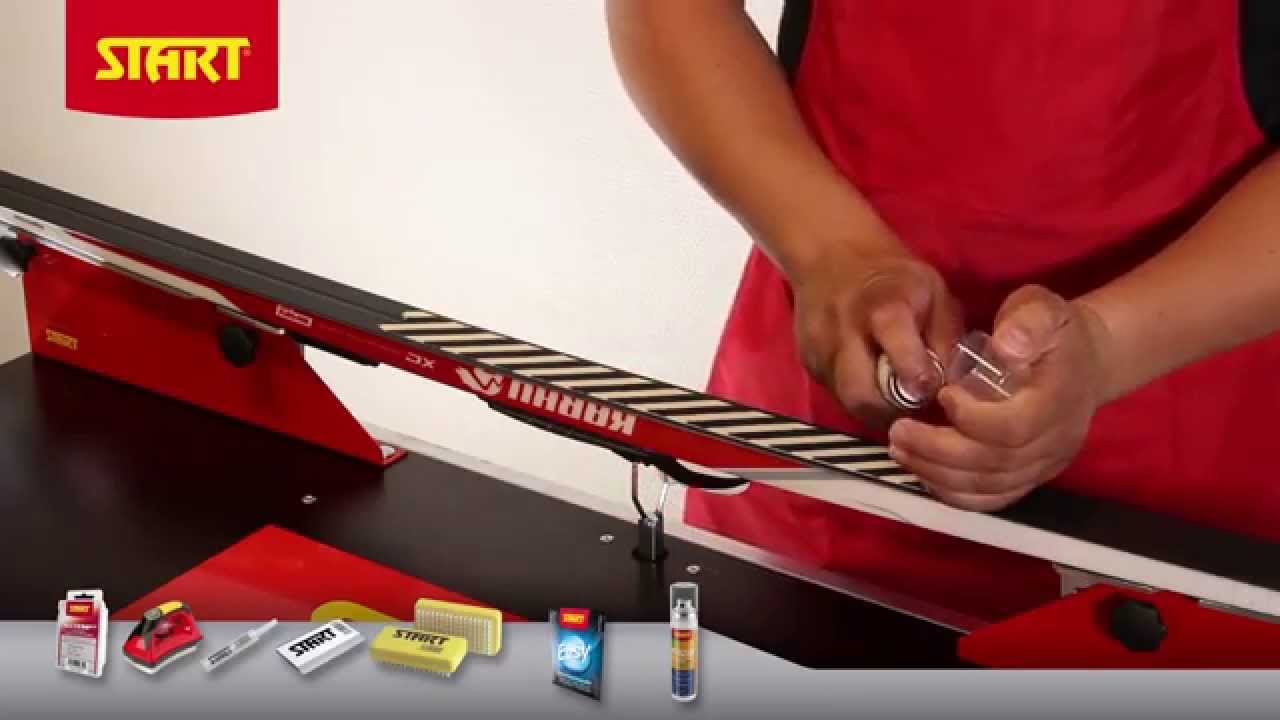 START - Applying wax on Skingrip skis