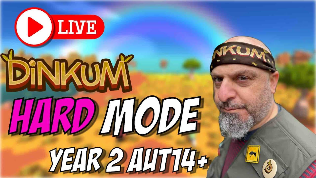 🔴 Dinkum Hard mode + Collab creative build