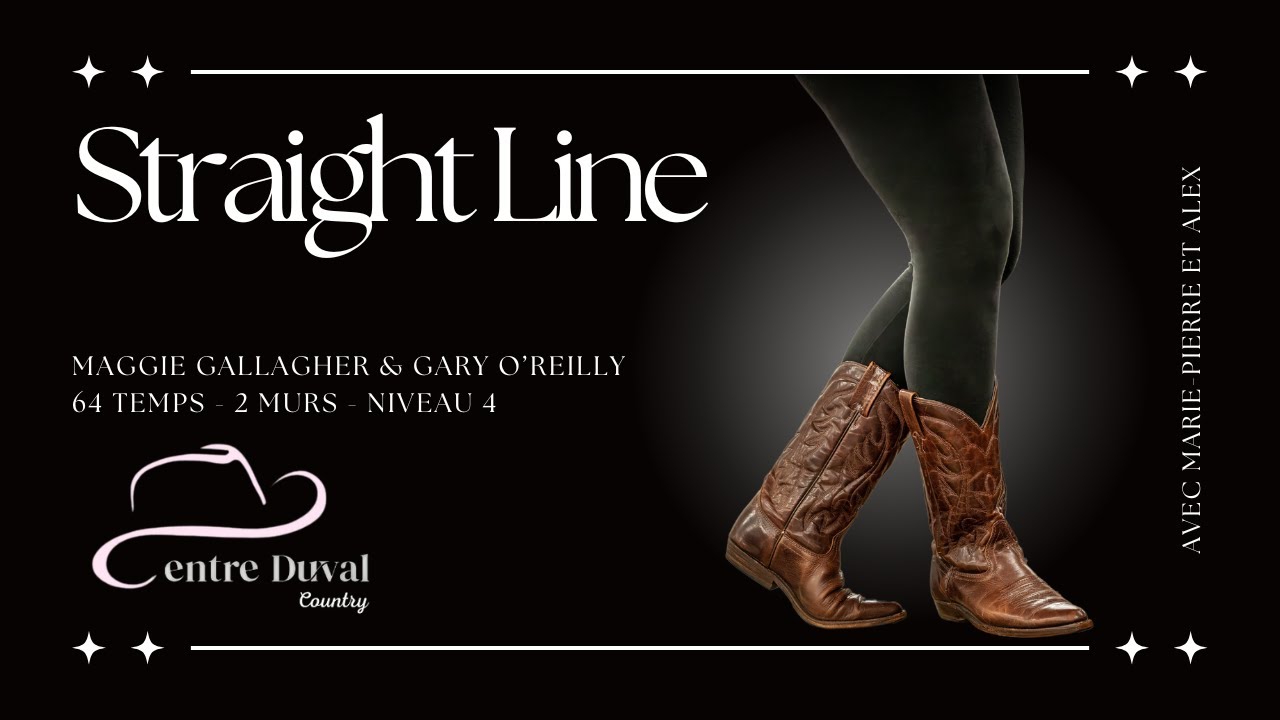 Straight Line - Line Dance (Centre Duval)