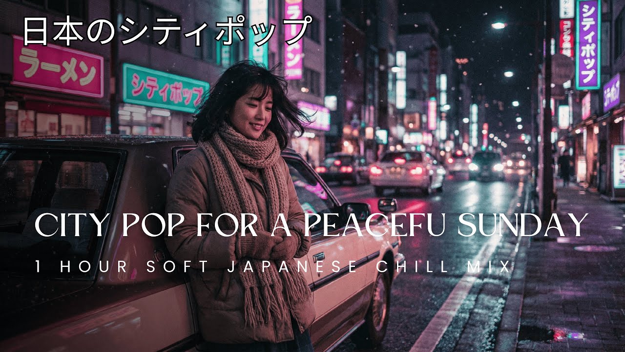City Pop for a Peaceful Winter Sunday 🌤️❄️ | 1 Hour Soft Japanese Chill Mix