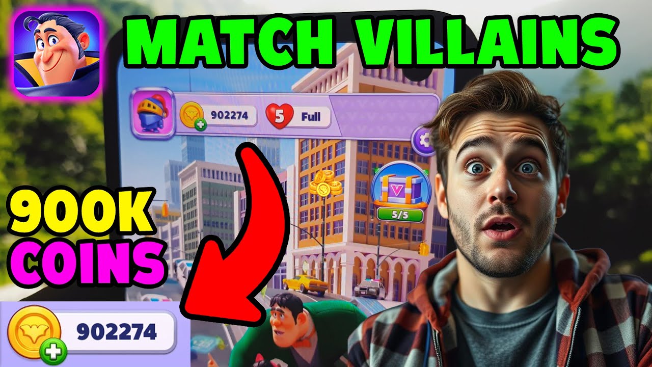 Match Villains Hack ✅ How to Get 900K Free Coins in Match Villains (iOS & Android)