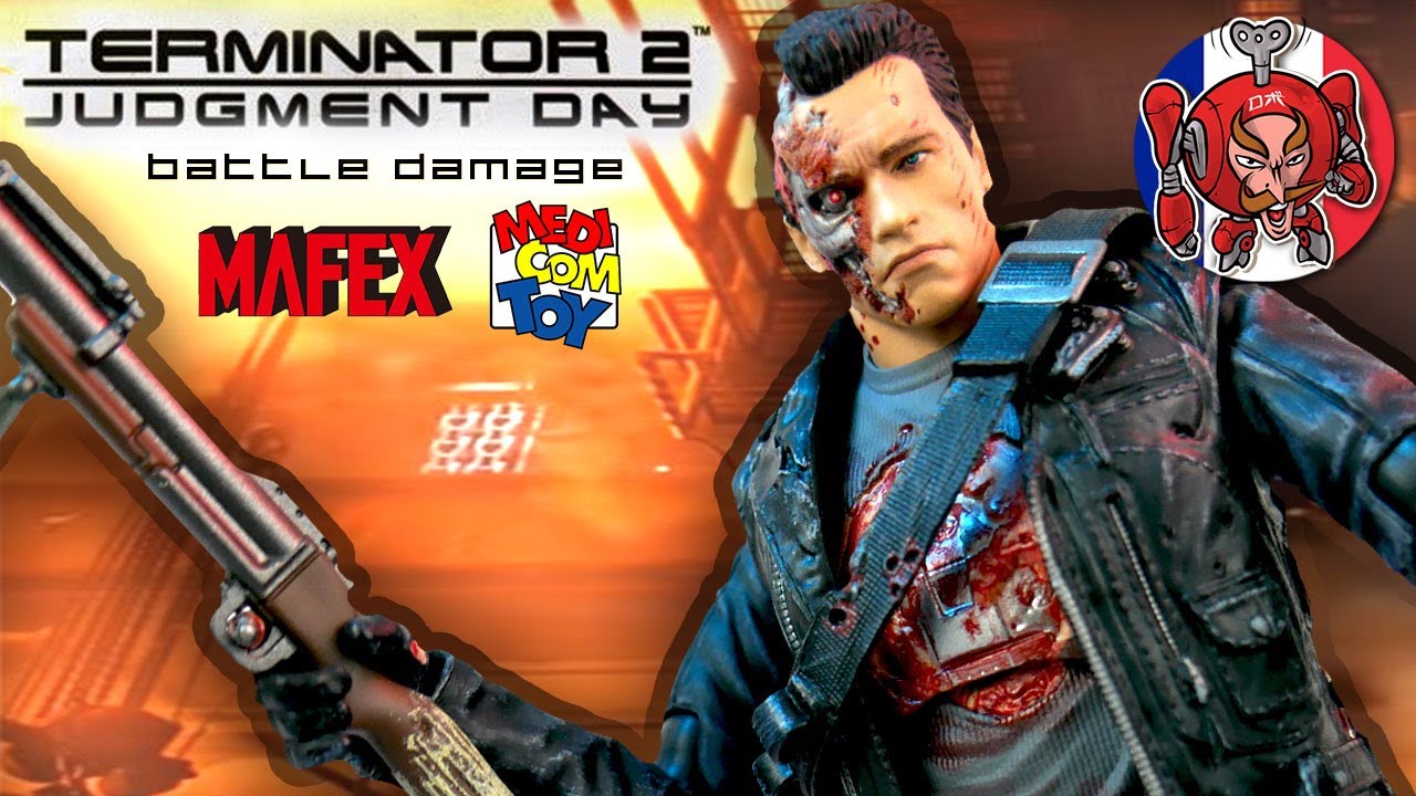 MAFEX 💥 TERMINATOR 2 T-800 (Battle Damage)