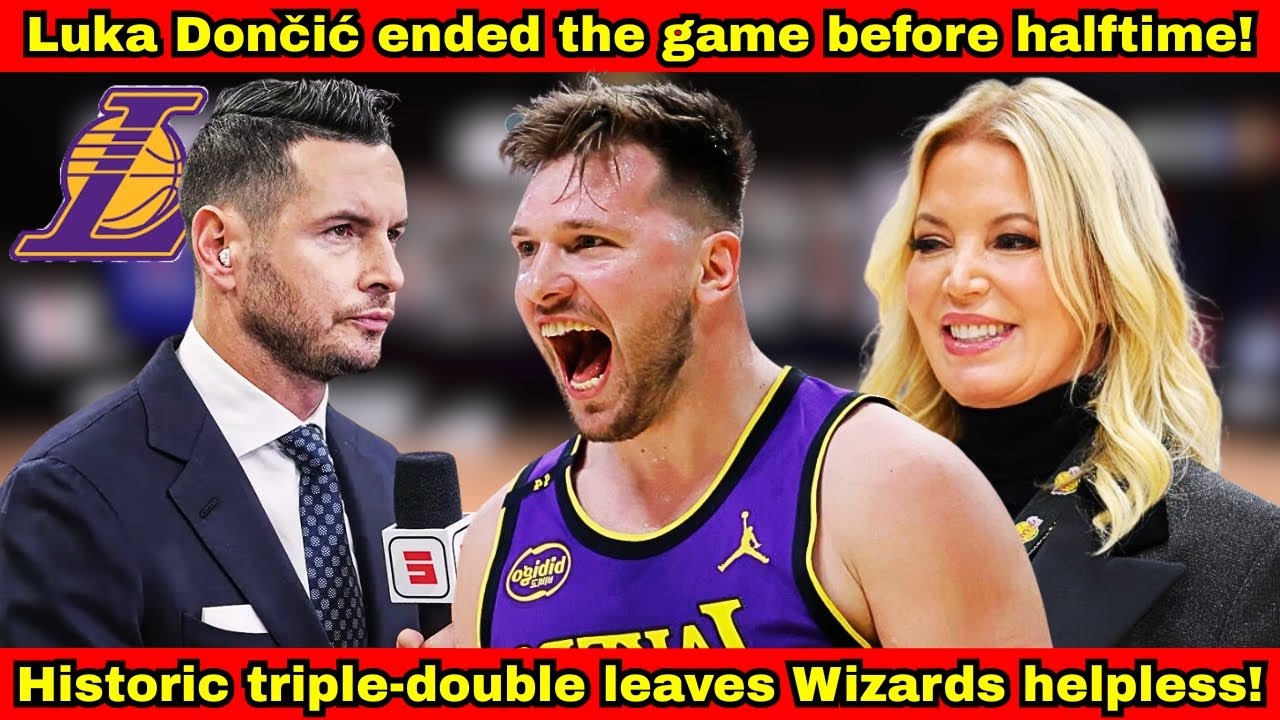 🔥 Luka Dončić Ends the Game by Halftime With a Historic Triple Double!
