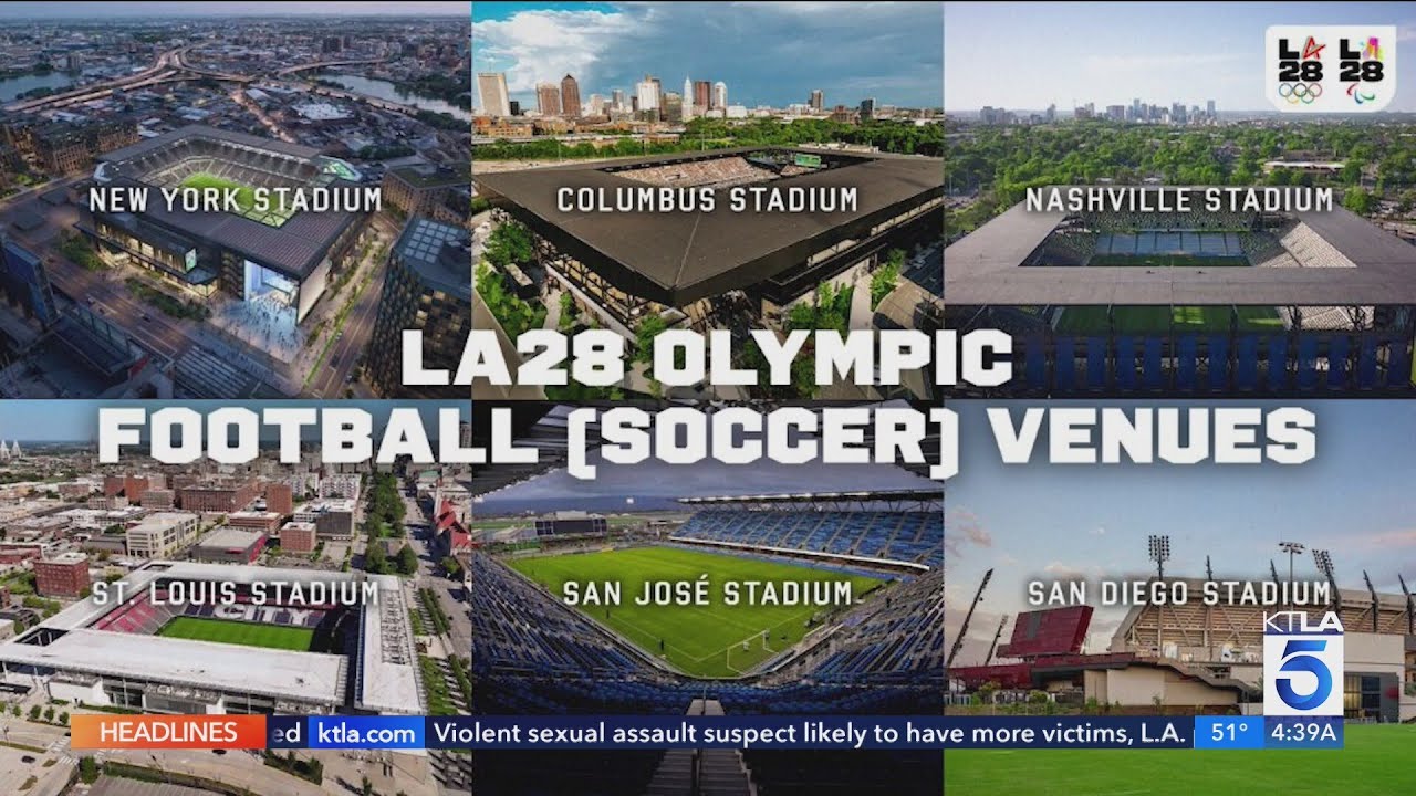 LA28 reveals full list of soccer venues for 2028 tournaments
