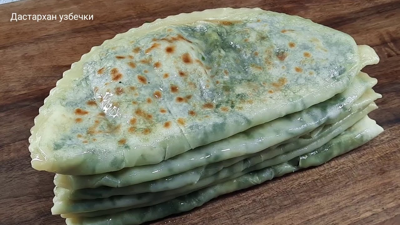 Мука, кипяток, Зелень и 4 яйца! Вот, как нужно готовить Кутабы с Зеленью! ВЕК ЖИВИ-ВЕК УЧИСЬ!