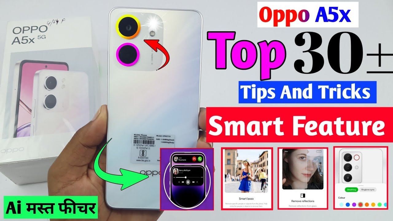 Oppo a5x 5g Top 30+ Hidden Feature | Oppo A5x Tips and Tricks | oppo a5x camera AI feature 