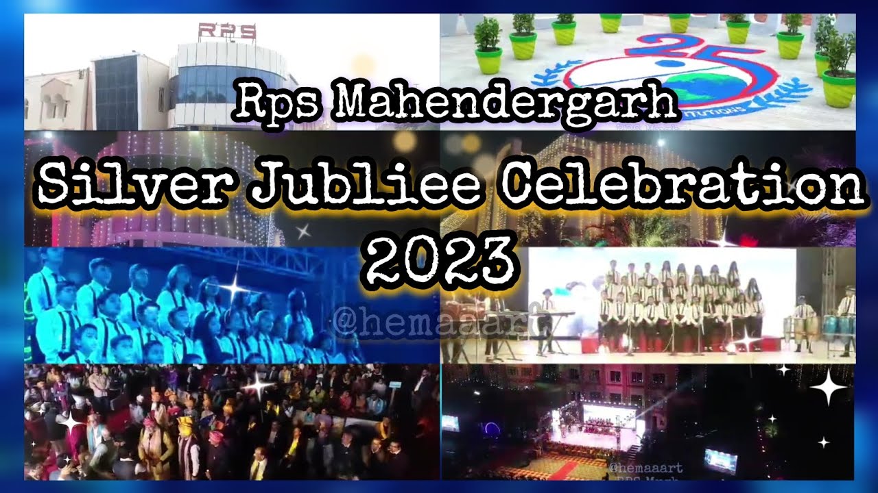 RPS Mrgh Silver Jubilee Celebration/Rps Mahendergarh Haryana/My old school @hemaaart