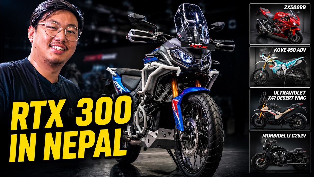 TVS RTX 300 FINALLY in Nepal?! + 4 Insane Bikes at NAIMA Expo 2026