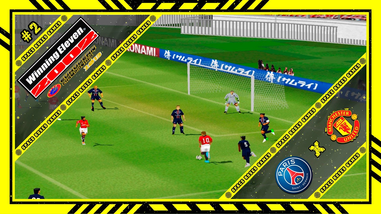 Winning Eleven 2002: European 2013 (PS1) Liga #2 PSG x Manchester United | Rodada 2