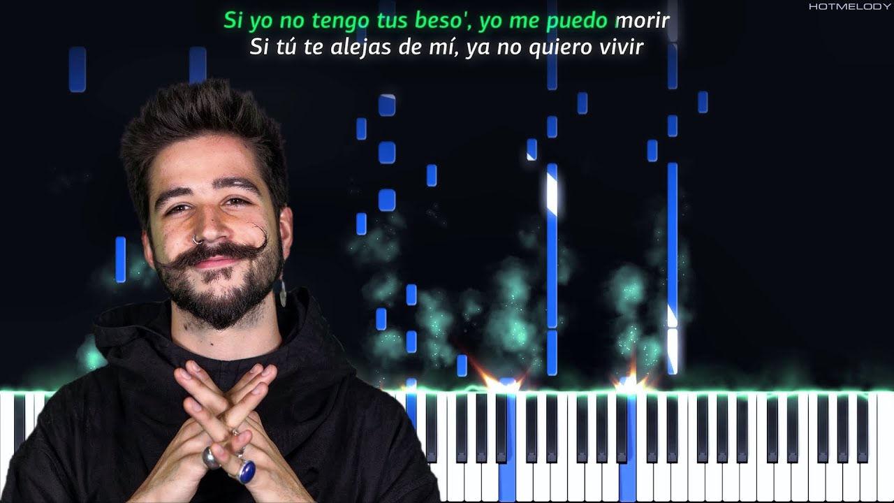 Reik, Farruko, Camilo - Si Me Dices Que Si | Piano Instrumental Cover | Karaoke, Letra