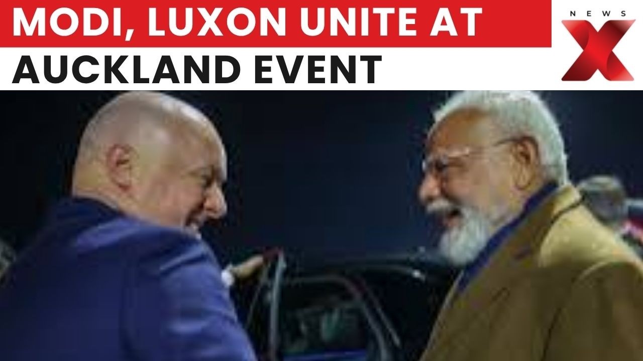 PM Modi Attends Sports Event in Auckland with NZ PM Luxon, Boosts Strategic Partnership | NewsX