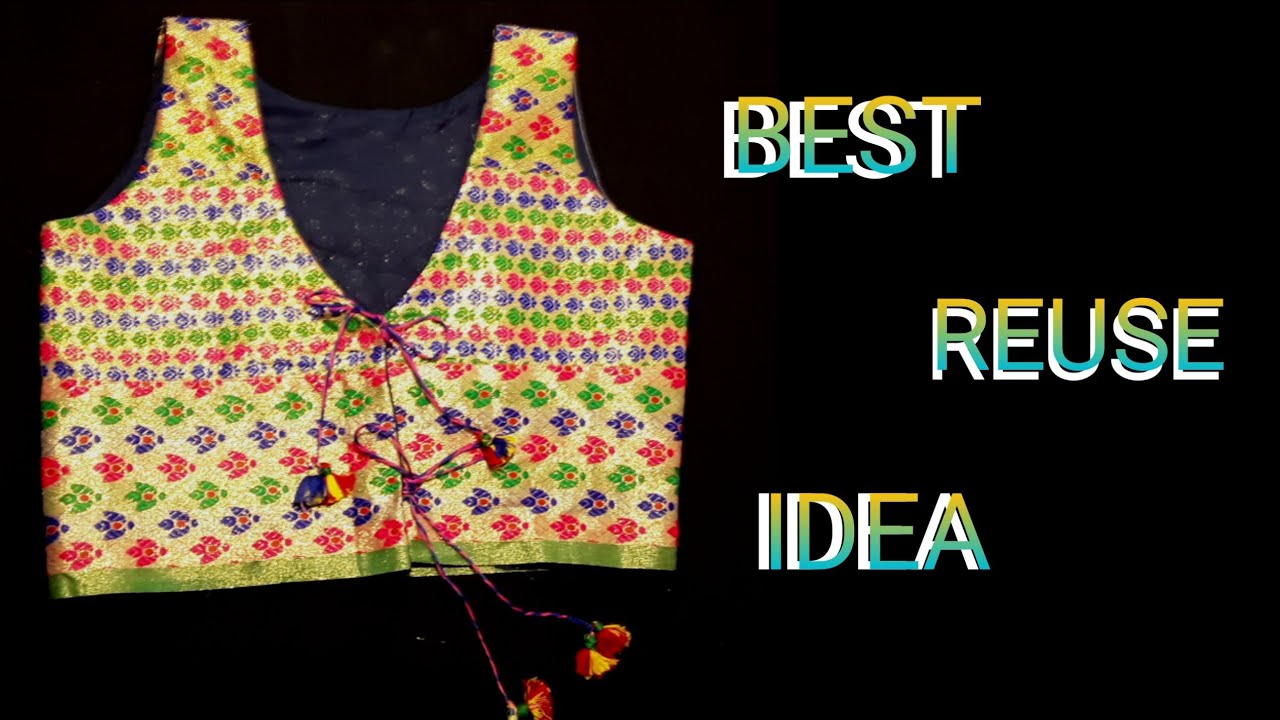 Convert old fabric into into 💎jacket in 10 minutes