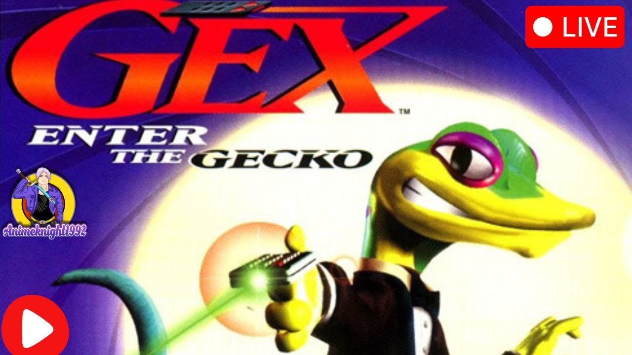 This 90s Gecko Was UNHINGED (Gex: Enter the Gecko LIVE)