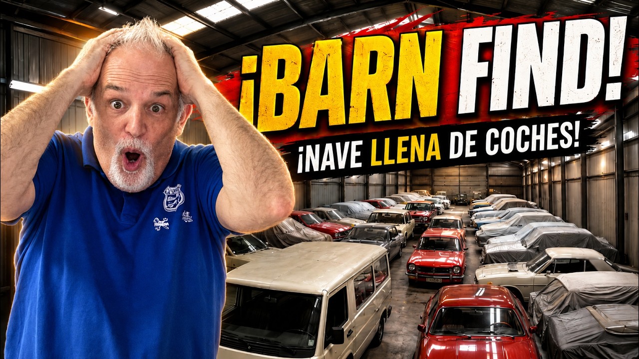 Barn find lleno de coches clásicos en Valencia