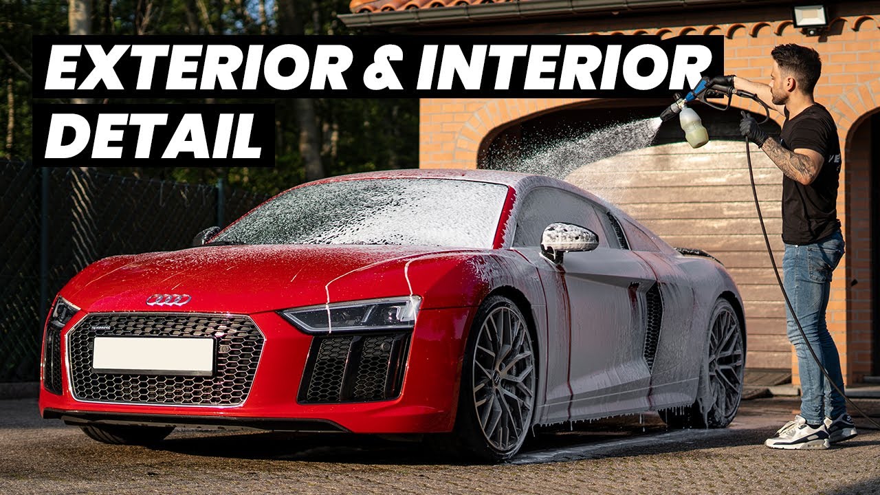 Audi R8 V10 Exterior, Interior & Engine Bay Detail - Auto Detailing