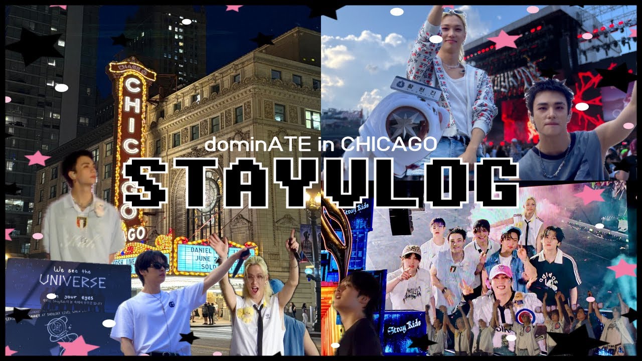 [STAY VLOG] ‎남자에 미쳐서 미국까지 간 사람이 나라고?🤭🇺🇸 :  스트레이키즈 | 월드투어 | 북미투어 | 시카고 | 미국