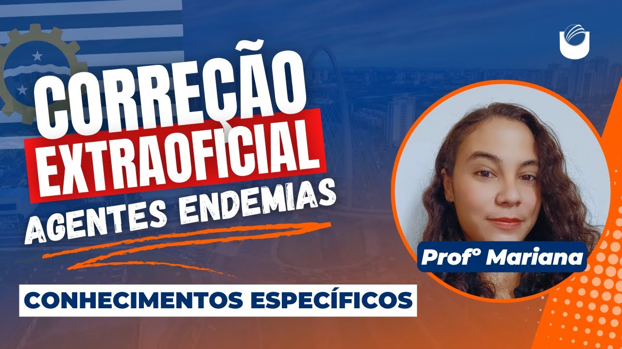 CORREÇÃO DA PROVA AGENTES DA PREFEITURA DE SJC #04| AGENTE DE ENDEMIAS