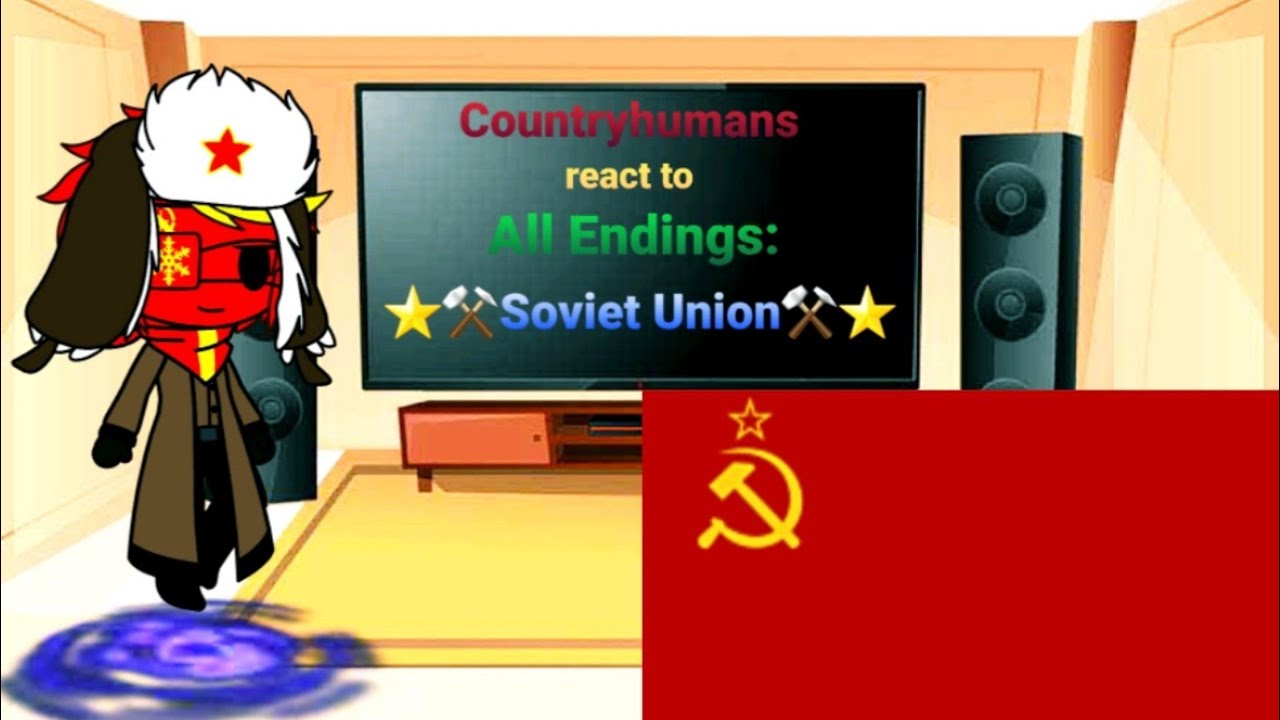 Countryhumans react to All endings: Soviet Union