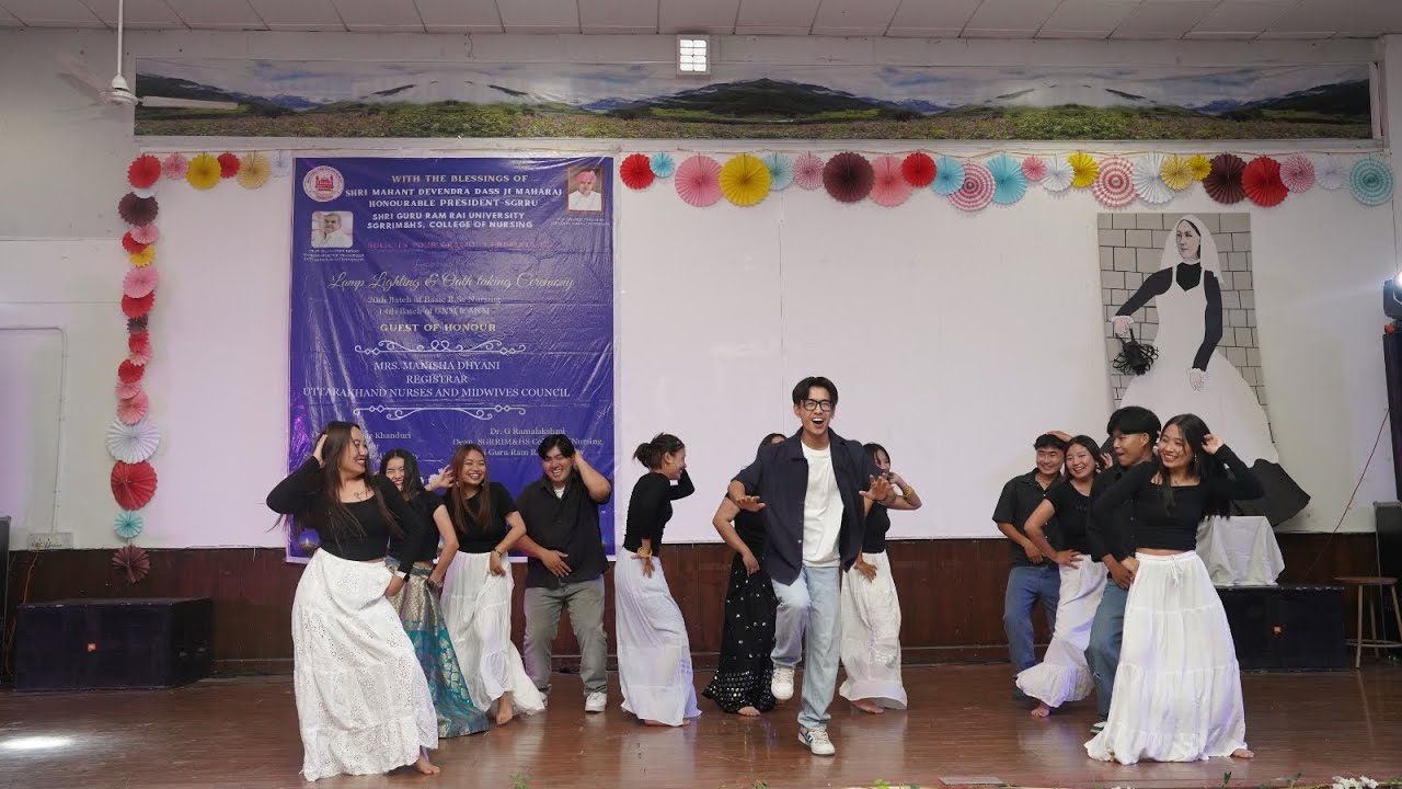 Bollywood dance video || Nursing Day || at college #tibetanvlogger
