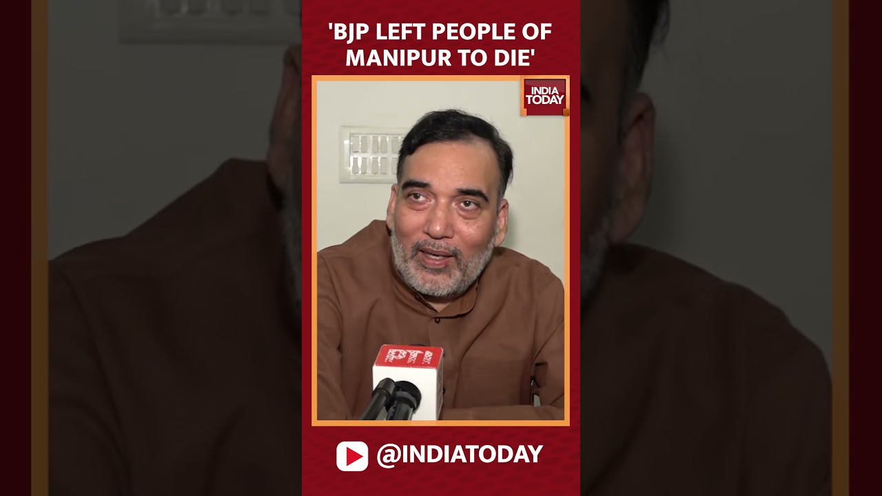 BJP Left People Of Manipur To Die: AAP's Gopal Rai On Discussing Manipur Issue In Delhi Assembly