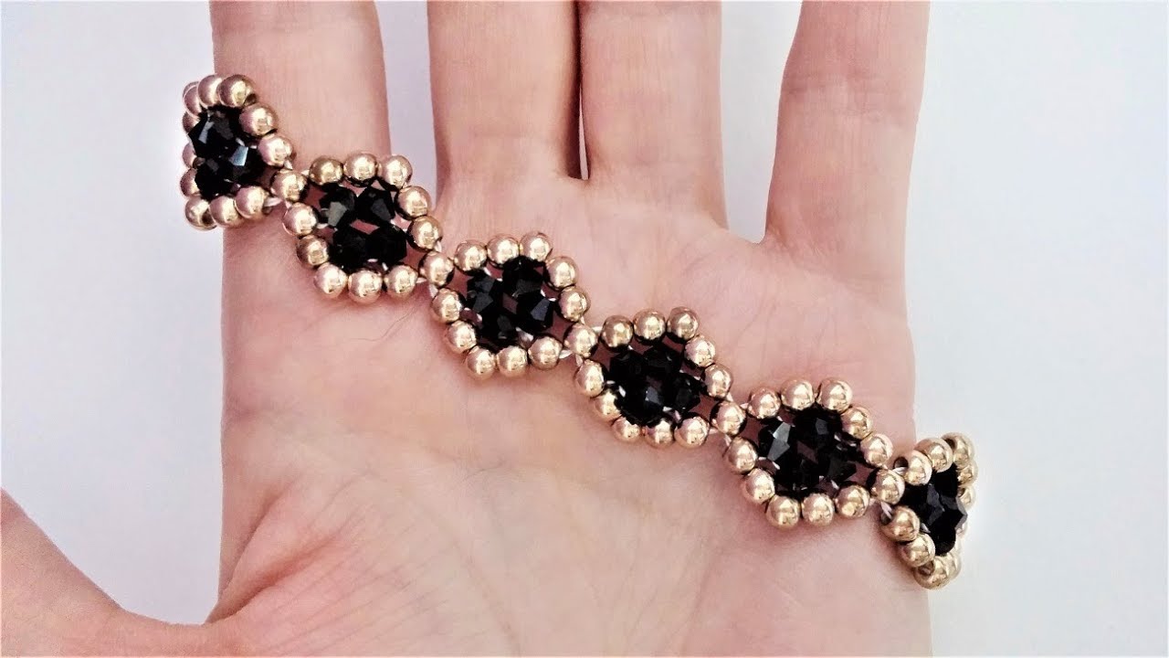How to make a  bracelet in 10 minutes. DIY beaded bracelet tutorial