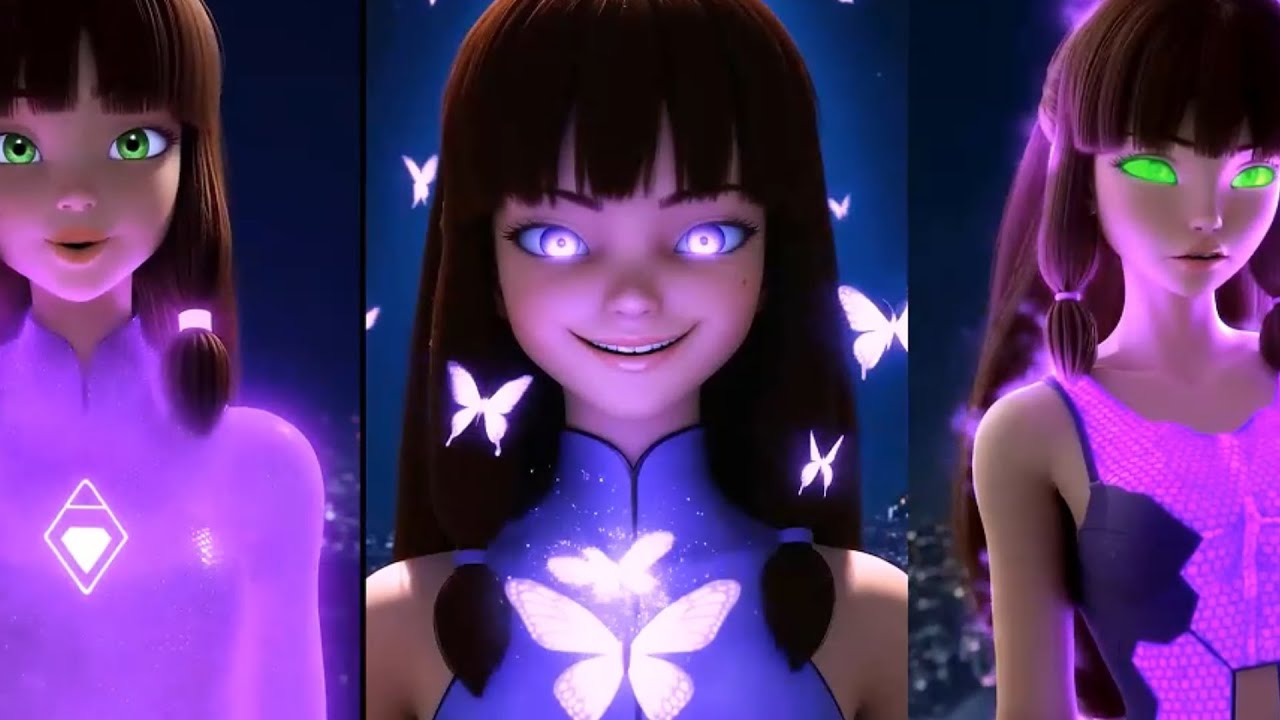 🐞🦋Lila-Cerise Transformation  my FanMade  with (AI) | Miraculous Season6