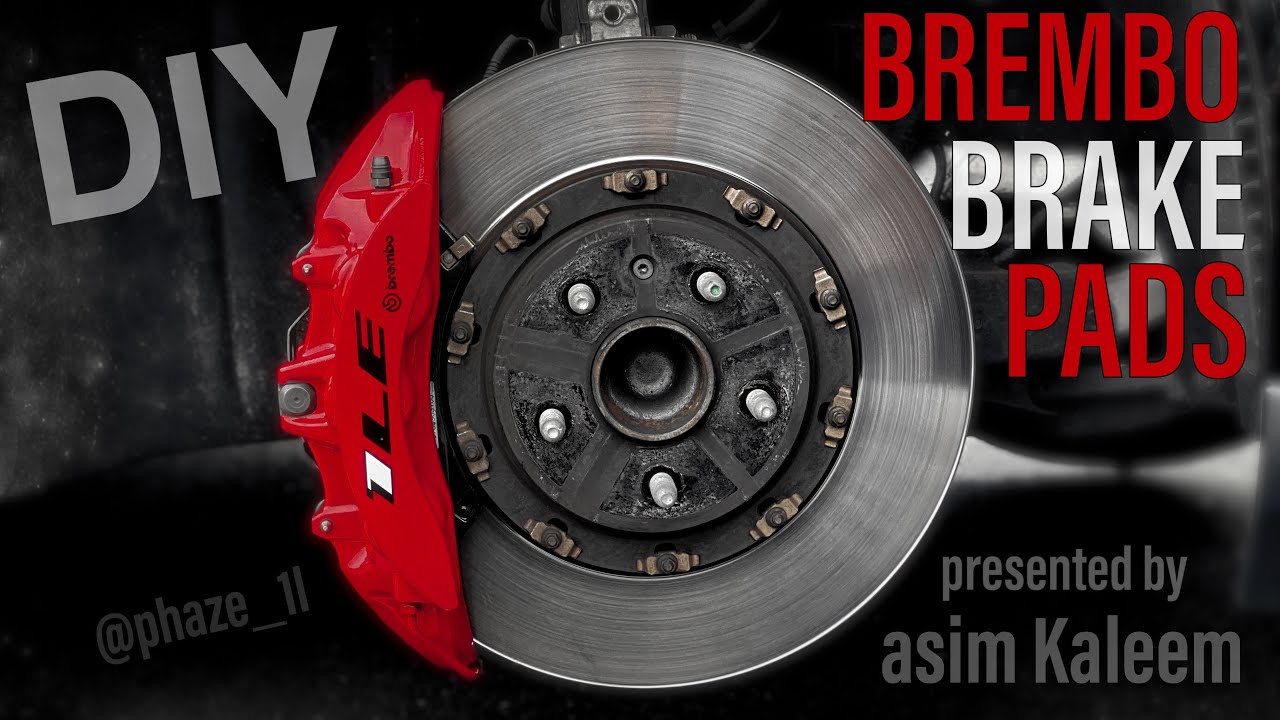 Как заменить тормозные колодки Brembo 6 поршневые на Camaro SS 1LE