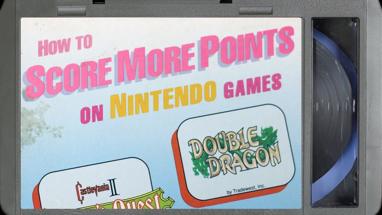 How to Score More Points in Nintendo Games #2 :: VHS (1080p / 60FPS) - VIDEO GAME B-ROLL