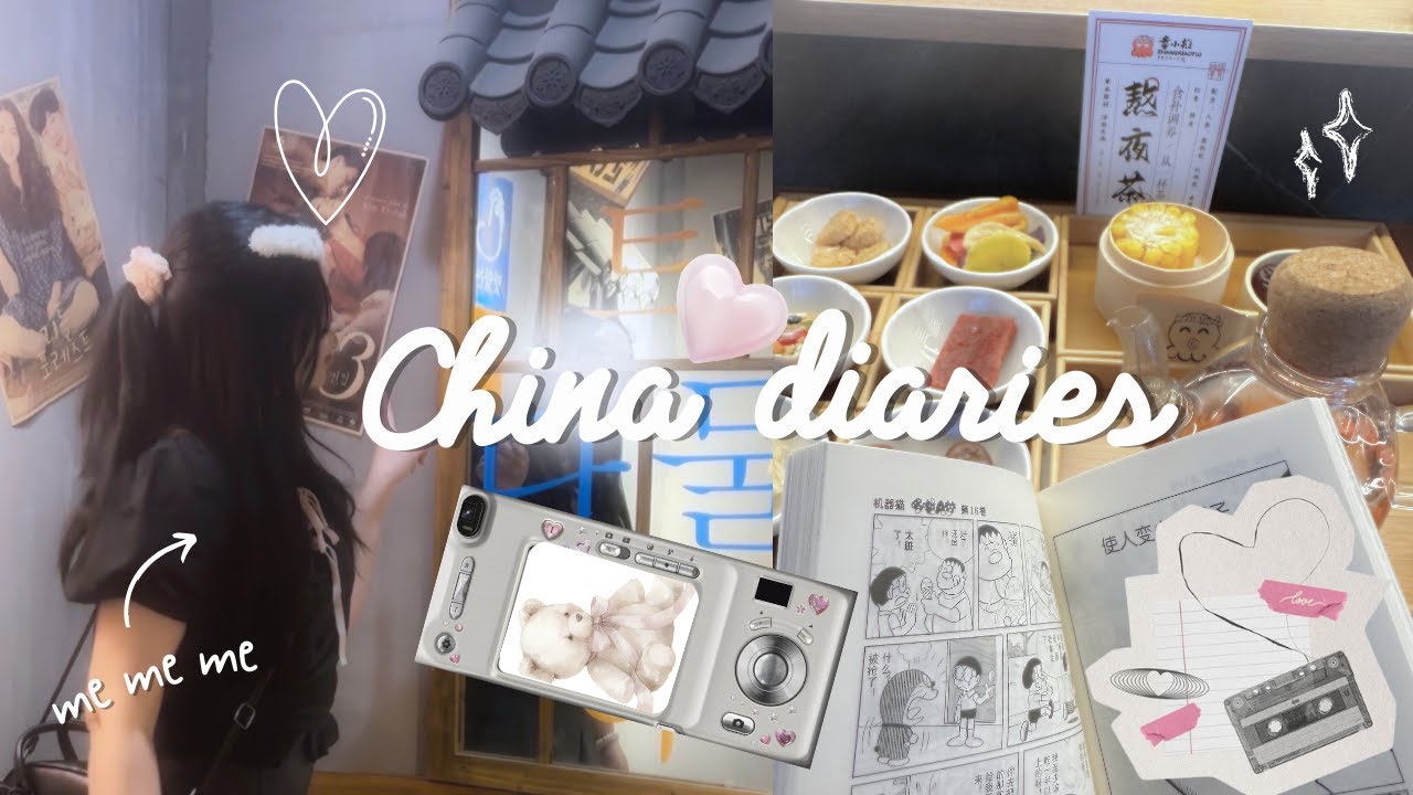 china diaries 🍓 daily life in china, homebody girl, PR unboxing, cafe, korean bbq  ˚ ༘♡ ⋆｡