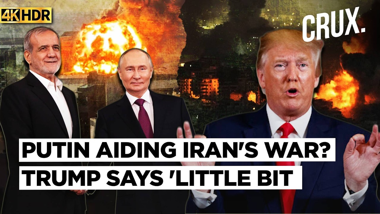 Trump Says Iran War to End ‘When I Feel It in My Bones’, Putin Helping Tehran ‘A Little Bit’ | 4K